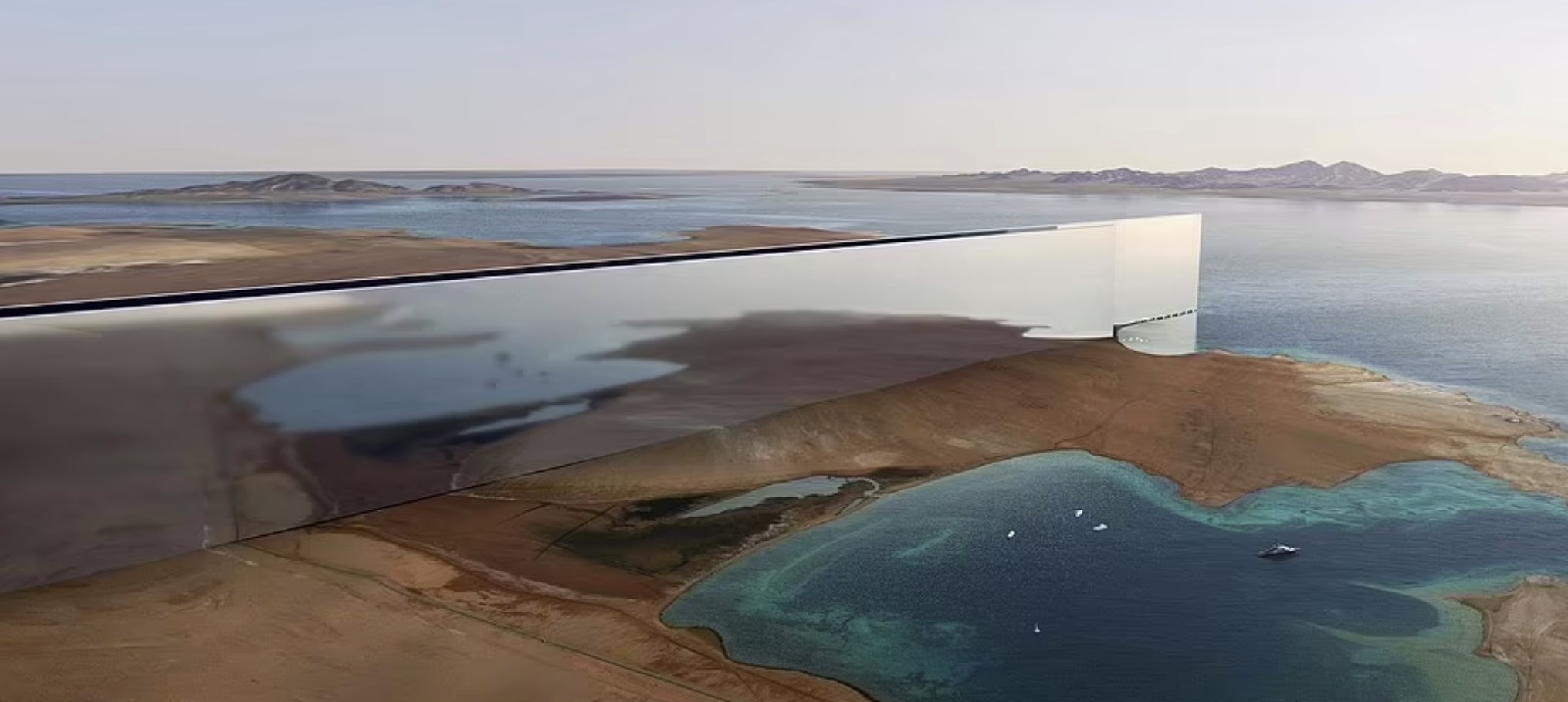 Arabia Saudí construirá un rascacielos de 105 millas de largo llamado Mirror Line Arabia Saudí construirá un rascacielos de 105 millas de largo llamado Mirror Line