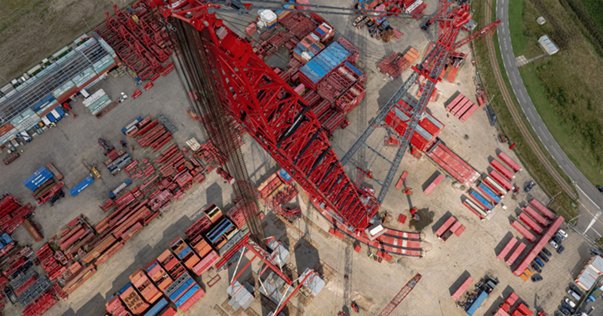 Mammoet SK6000: excelencia en ingeniería al servicio de la construcción Pruebas de la grúa Mammoet SK6000: una nueva era en la elevación de cargas pesadas