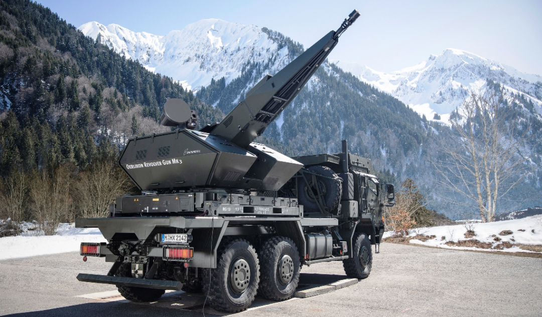 Un país europeo no identificado ha encargado cientos de miles de municiones AHEAD para el sistema de defensa antiaérea Skynex Un país europeo no identificado ha encargado cientos de miles de municiones AHEAD para el sistema de defensa antiaérea Skynex