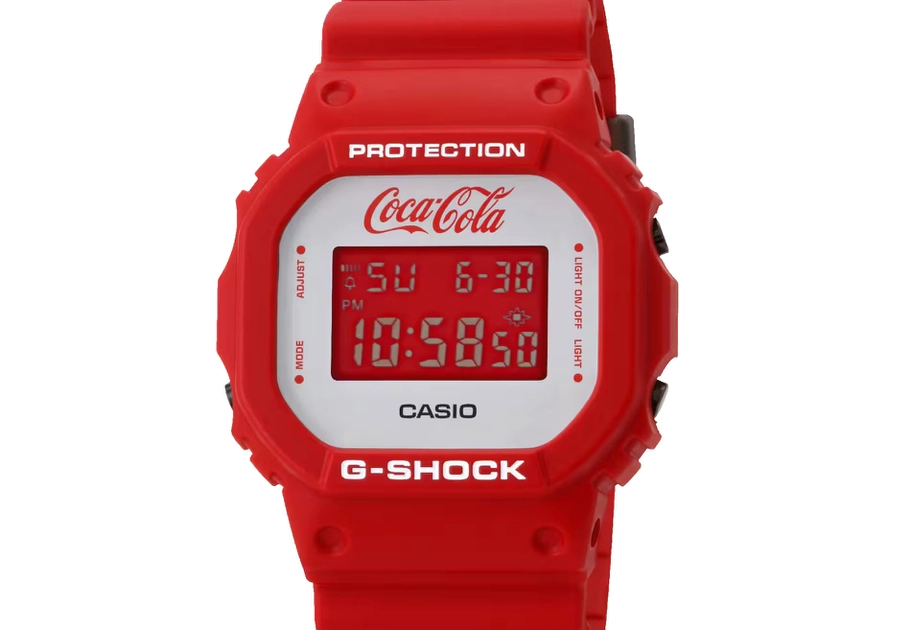 El nuevo Casio G-Shock en estilo Coca-Cola rojo impresiona con su diseño
