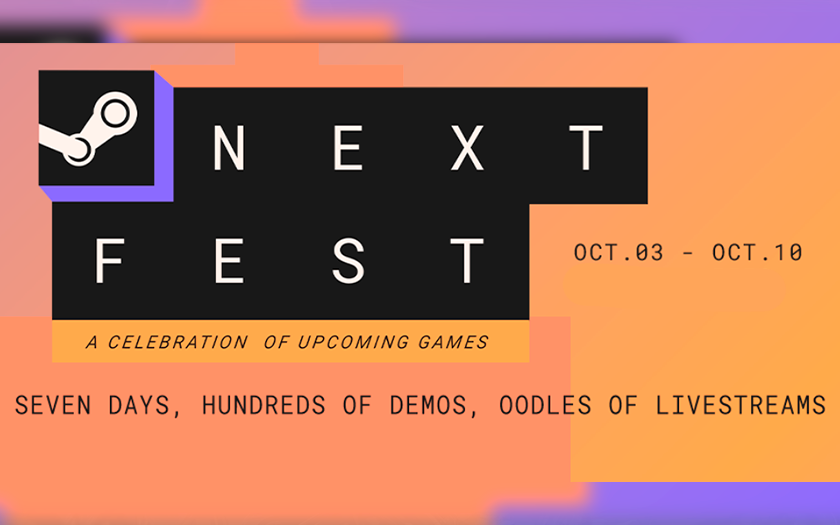El Festival de Novedades de Steam ofrece a los jugadores la posibilidad de probar cientos de demos de diversos géneros y asistir a las retransmisiones de los desarrolladores hasta el 10 de octubre El Festival de Novedades de Steam ofrece a los jugadores la posibilidad de probar cientos de demos de diversos géneros y asistir a las retransmisiones de los desarrolladores hasta el 10 de octubre