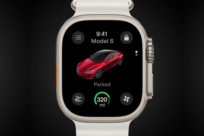 Control innovador del coche: Tesla lanza una aplicación para Apple Watch Tesla amplía sus horizontes tecnológicos: nueva app para Apple Watch