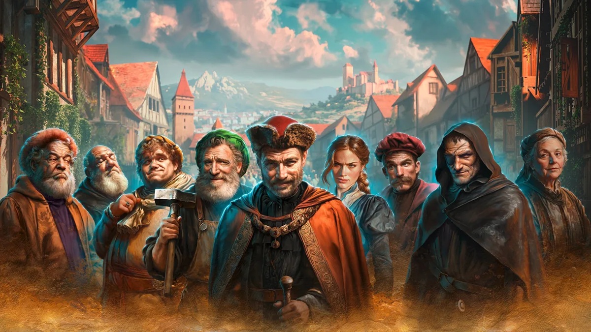 Sumérgete en la Edad Media con la obra de arte actual de The Guild: Europa 1410 Conoce la obra principal de The Guild: Europa 1410