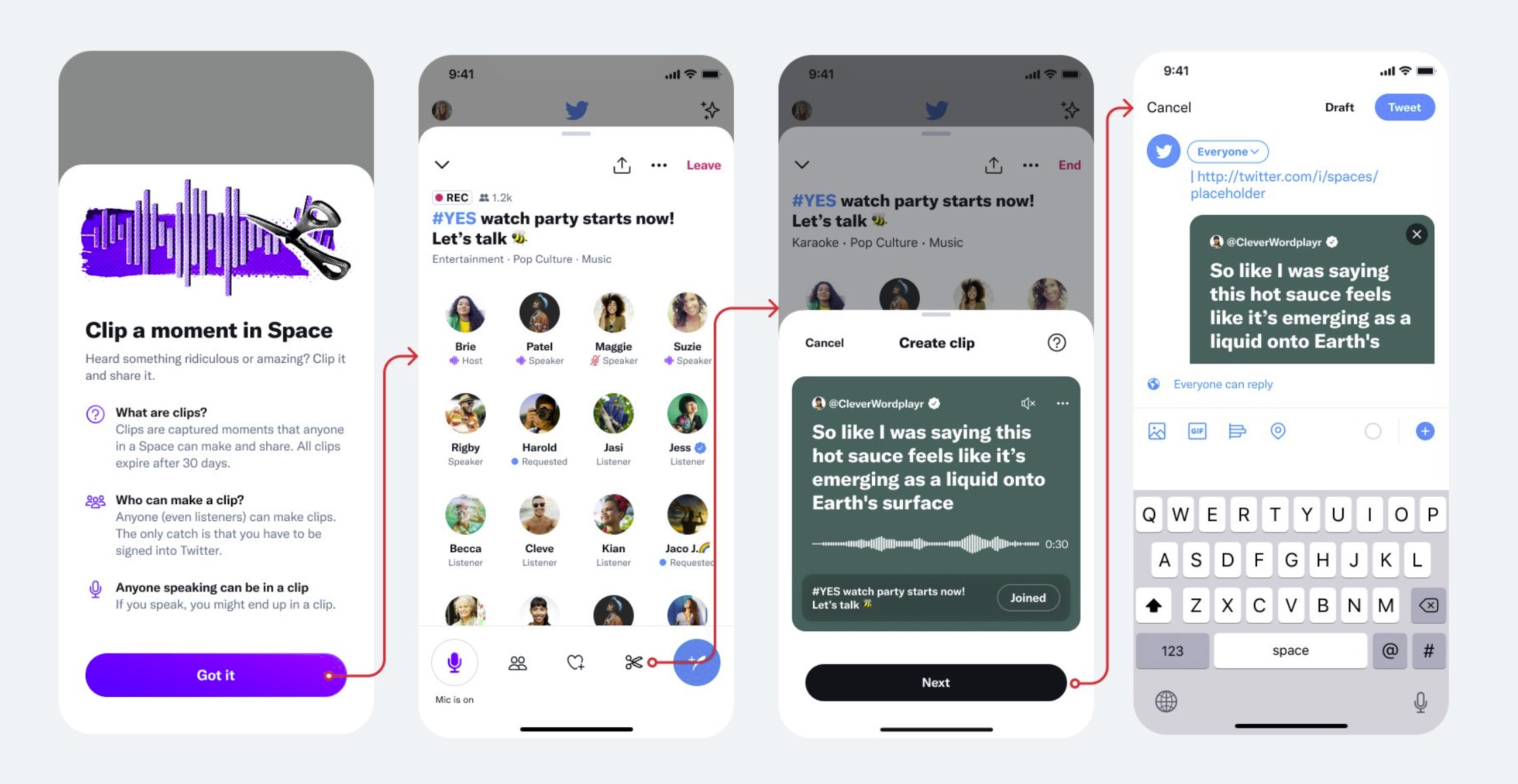 Todo el mundo puede ahora enviar vídeos de Twitter Spaces a sus dispositivos iOS y Android