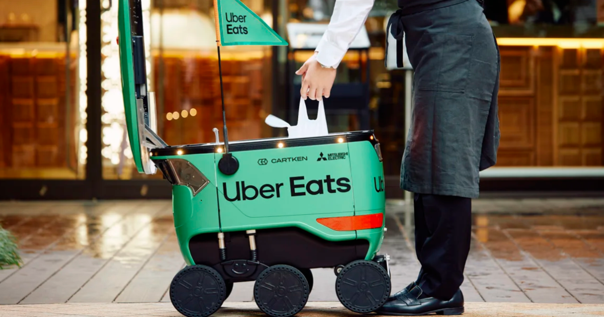 No se necesitan mensajeros: Uber Eats lanza un robot de reparto en Japón No se necesitan mensajeros: Uber Eats lanza un robot de reparto en Japón