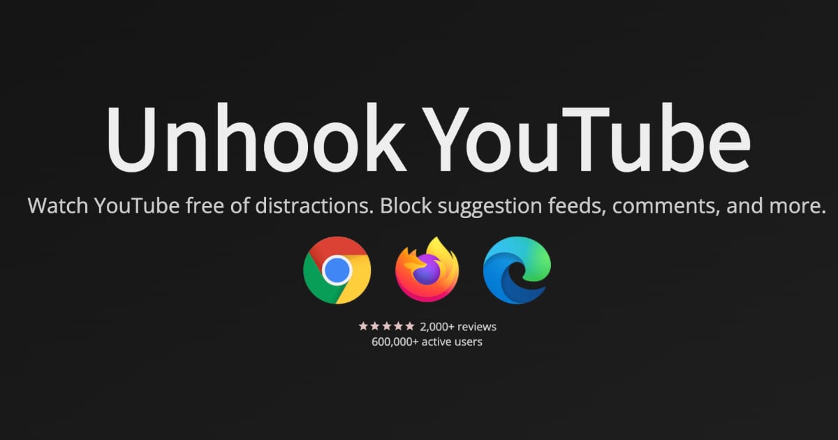 Desconectar YouTube: cómo deshacerse de todas las distracciones de YouTube en Chrome, Firefox y Edge