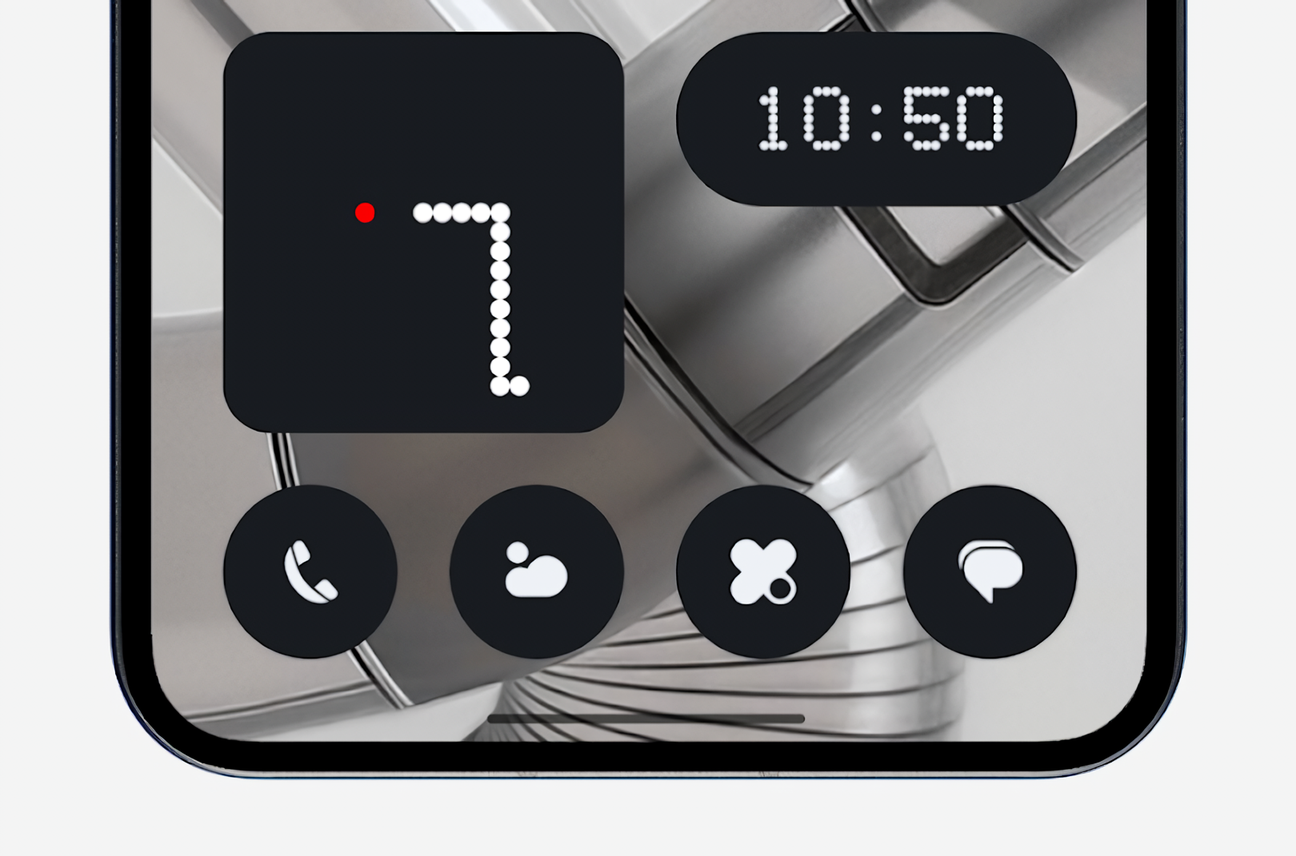 El icónico juego Snake en la pantalla de inicio del smartphone Nothing: nuevo widget