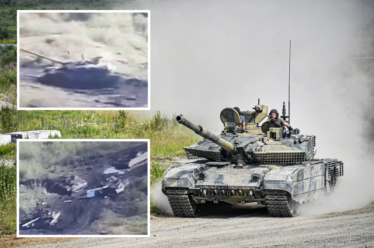 Las Fuerzas Armadas de Ucrania eliminaron por primera vez en una sola batalla un pelotón entero de tanques rusos modernizados T-90M "Breakthrough" valorados en 2,5-4,5 millones de dólares. Las Fuerzas Armadas de Ucrania eliminaron por primera vez en una sola batalla un pelotón entero de tanques rusos modernizados T-90M "Breakthrough" valorados en 2,5-4,5 millones de dólares.