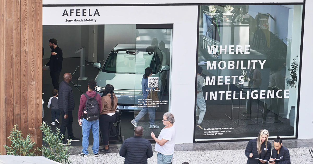 Sumergirse en el futuro: Impresiones desde la sala de exposiciones de AFEELA en Los Ángeles