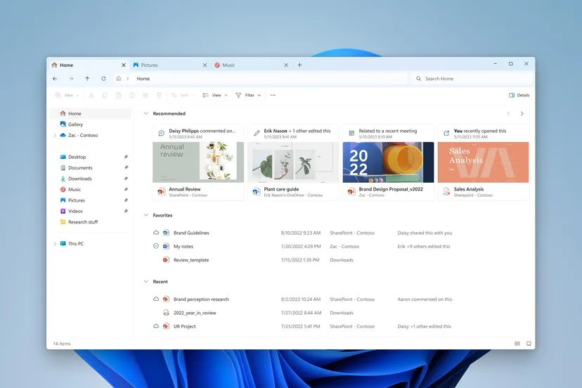 Microsoft prueba una nueva versión de Windows con el Explorador actualizado Microsoft prueba una nueva versión de Windows con el Explorador actualizado