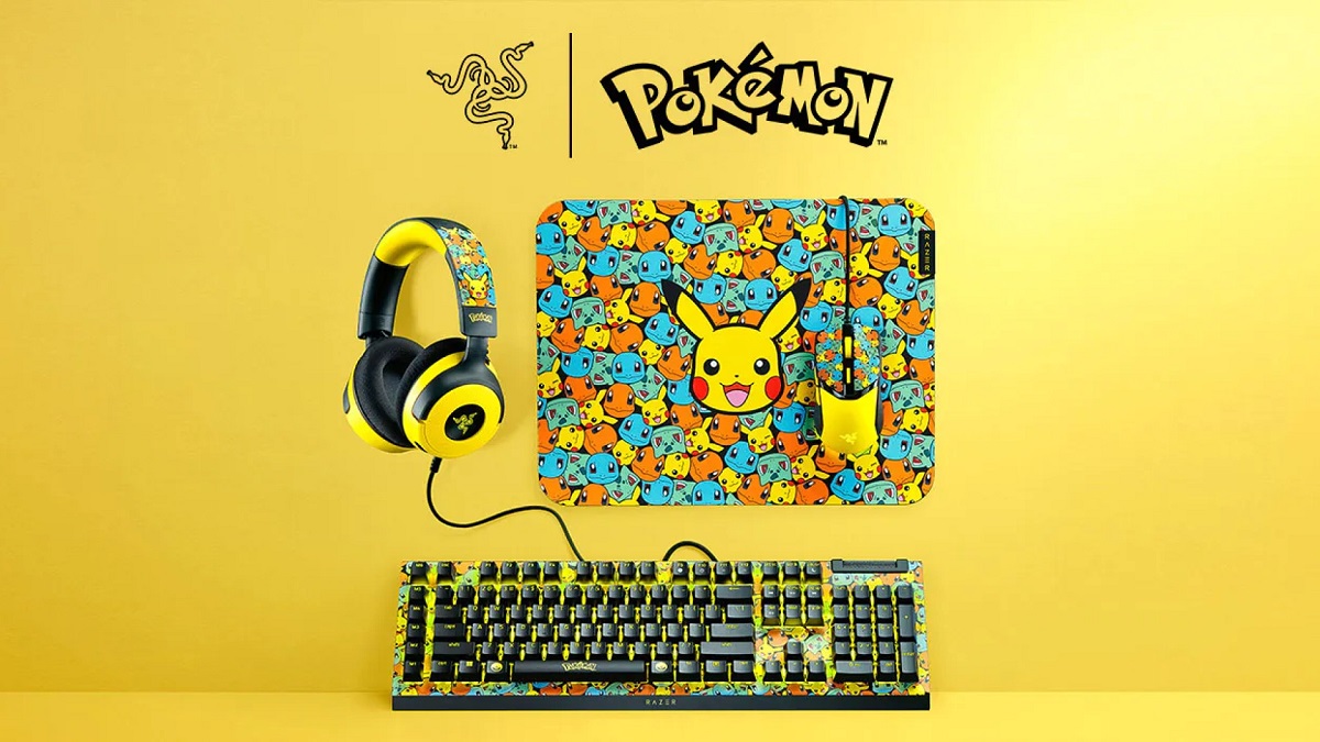Mejora tu configuración con la exclusiva colección Pokémon de Razer Razer presenta equipo de Edición Pokémon: Captúralos a todos con estilo
