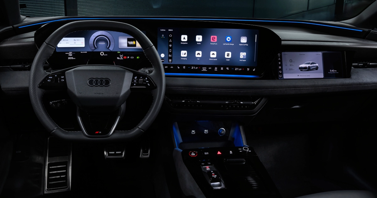 Audi integra las aplicaciones EasyPark y ryd para estacionamiento, carga y repostaje