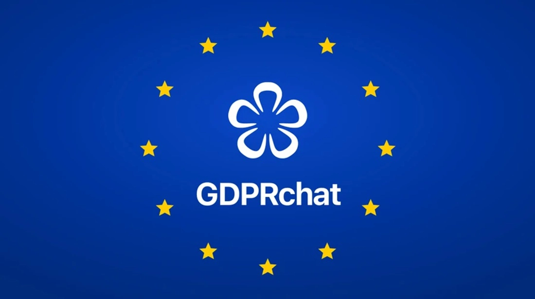 El nombre del servicio hace referencia directa al RGPD, el reglamento europeo de protección de datos. GDPRchat no utiliza herramientas de seguimiento ni analítica de terceros, y permite a los usuarios solicitar la eliminación completa de su cuenta e histo