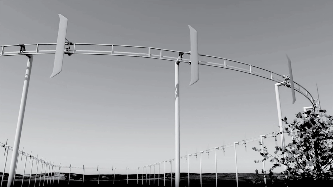 Instalación eólica innovadora: cómo el diseño circular está cambiando la energía