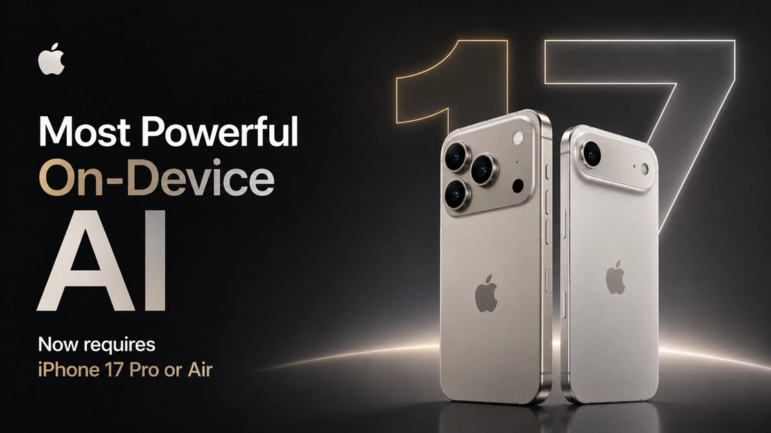 El modelo de Apple Intelligence más avanzado y las funciones que ofrece solo estarán disponibles en dispositivos con 12 GB de memoria como mínimo. Ilustración: IA
