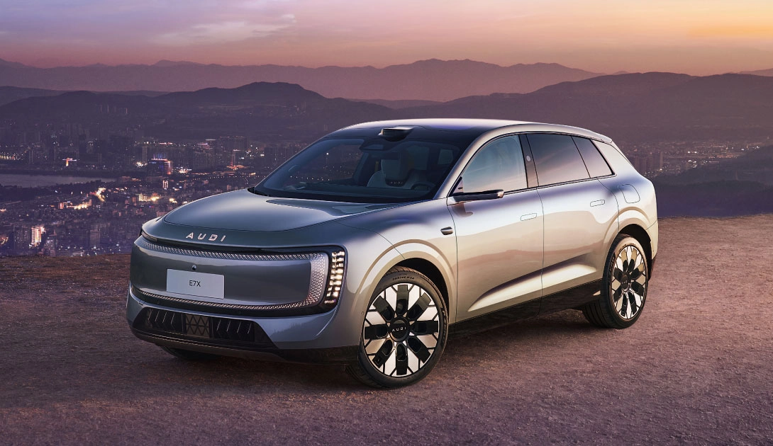 El crossover eléctrico AUDI E7X. Ilustración: AUDI