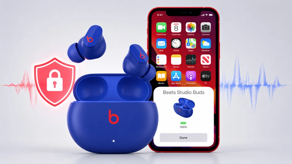 Auriculares Beats Studio Buds. Ilustración: Beats