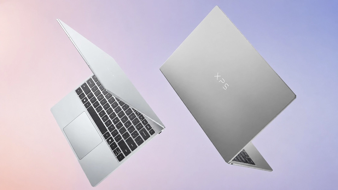 El Dell XPS 13 (2026) mide 12,7 mm de grosor y pesa 1 kg, con carcasa de aluminio disponible en los colores Sky y Storm.