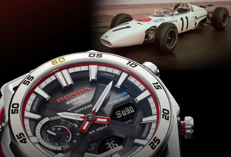 Nueva colaboración Casio Edifice y Honda: Presentamos el reloj ECB-2300HR-1A