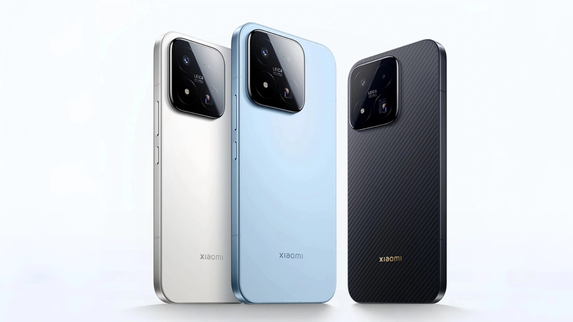 Xiaomi 17 Max en sus tres opciones de color: negro, blanco y azul.