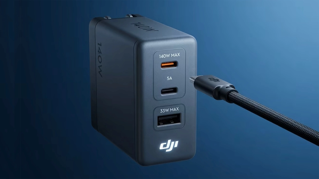 DJI Power 140W GaN: el primer cargador GaN de DJI con doble USB-C y precio agresivo
