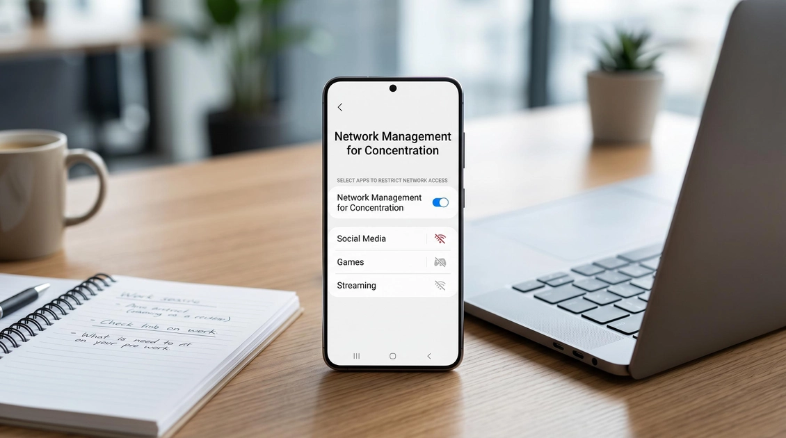 One UI 9 de Samsung quiere bloquearte internet para que te concentres