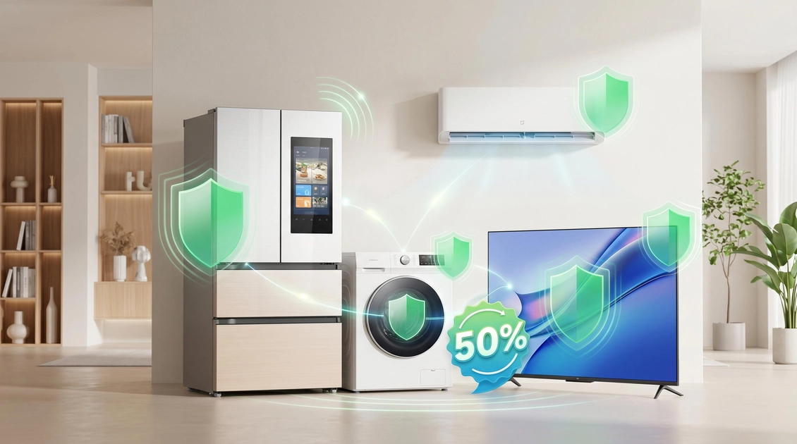 El programa MiCare de Xiaomi para grandes electrodomésticos. Ilustración: IA