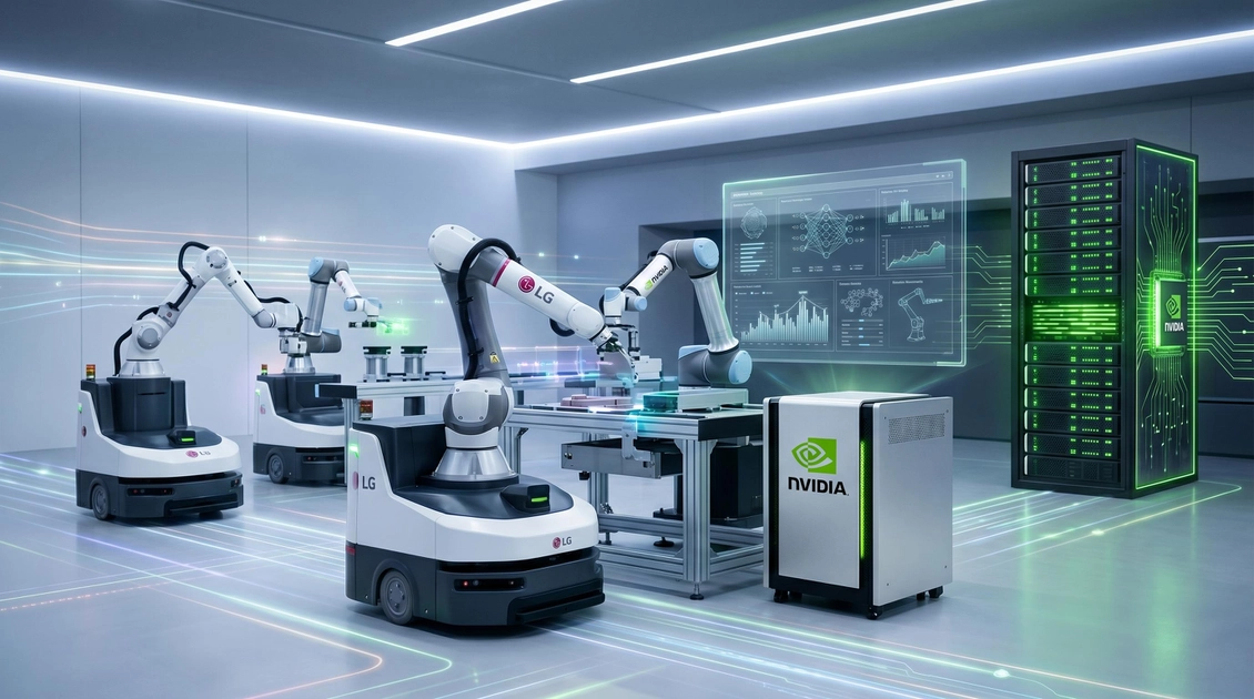 LG y Nvidia refuerzan su alianza en IA física y centros de datos