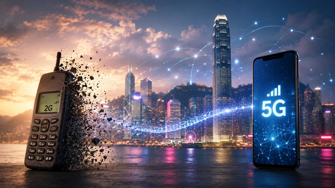 Hong Kong apaga el 2G: qué significa para España, donde el orden es al revés