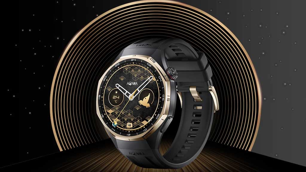 Edición premium del reloj para golfistas. Ilustración: Huawei