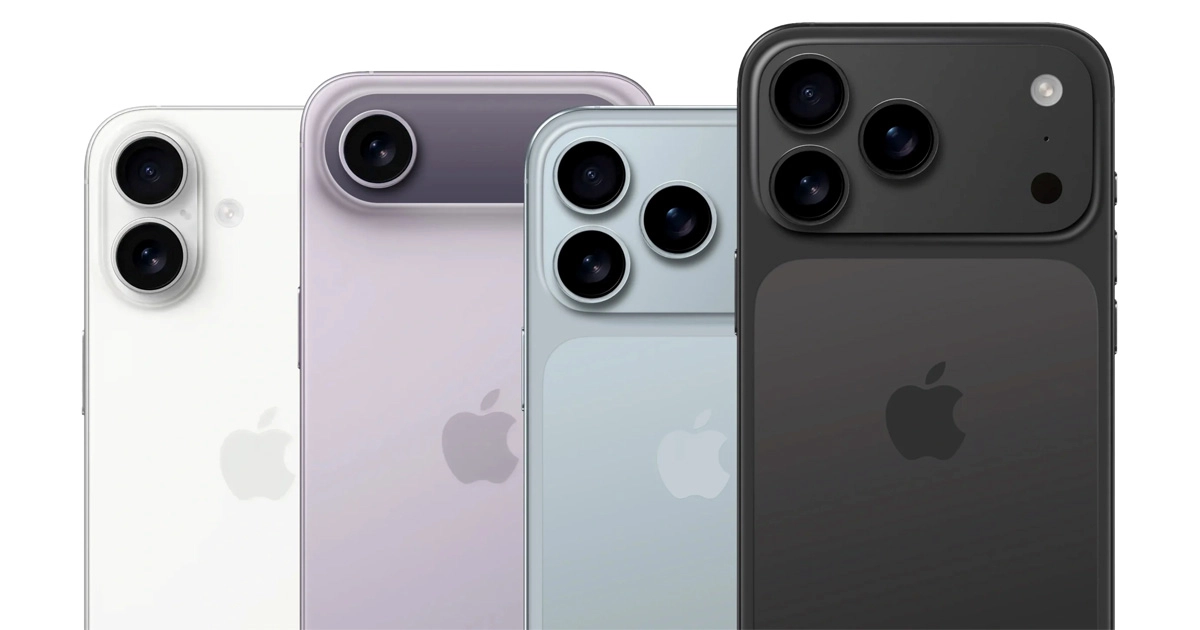 La línea iPhone 17. Ilustración: Apple