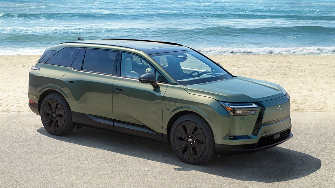 El nuevo Lexus TZ, primer SUV eléctrico de tres filas de la marca.