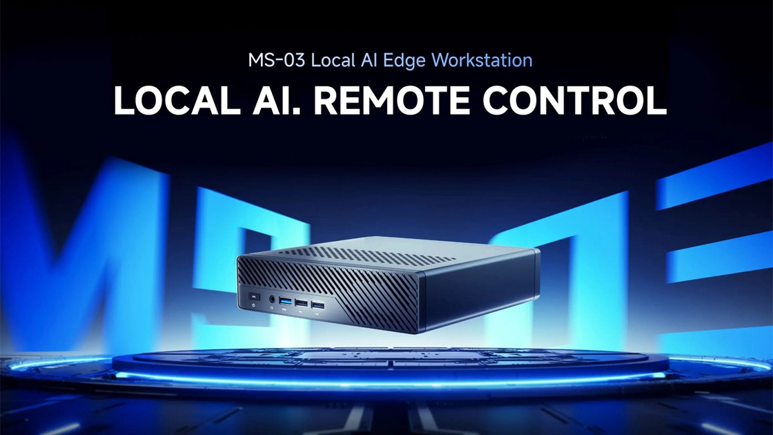 El Minisforum MS-03 incorpora una ranura PCIe x8 y tres slots M.2 para almacenamiento.