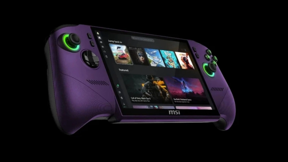 MSI Claw 8 EX AI Plus, la nueva consola portátil gaming con Intel Arc G3 Extreme.