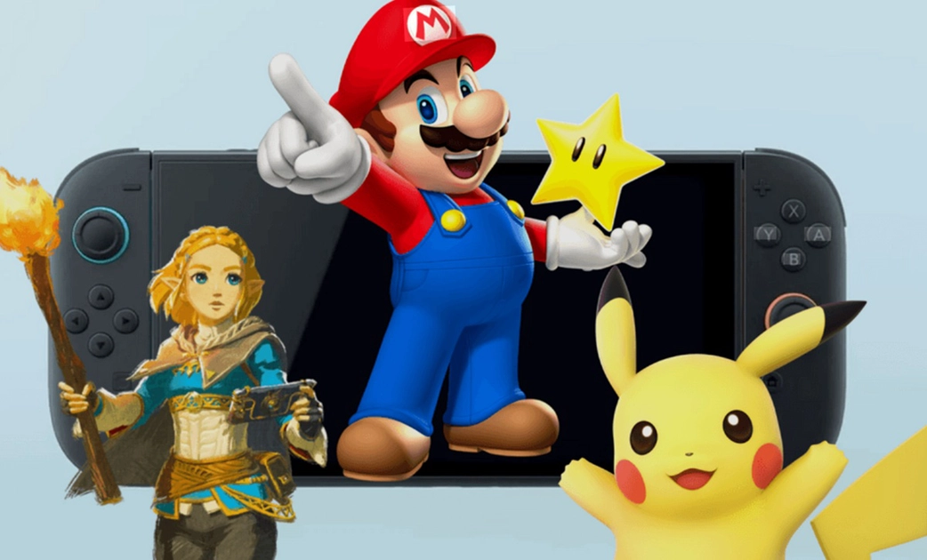 Explora el fascinante mundo de Nintendo: La historia de los juegos en un collage