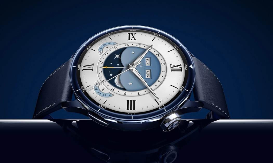 El Xiaomi Watch S5 en su versión Silver con correa de fluoroelastómero.