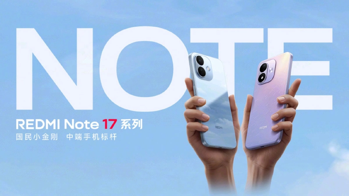 El diseño del Redmi Note 17 Pro incluye bordes planos y un módulo de cámaras rectangular en la parte trasera.