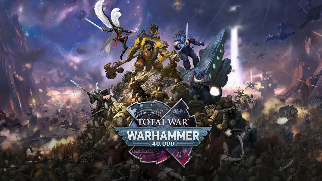 Total War: Warhammer 40,000 — batallas a escala galáctica con cuatro facciones en el lanzamiento.