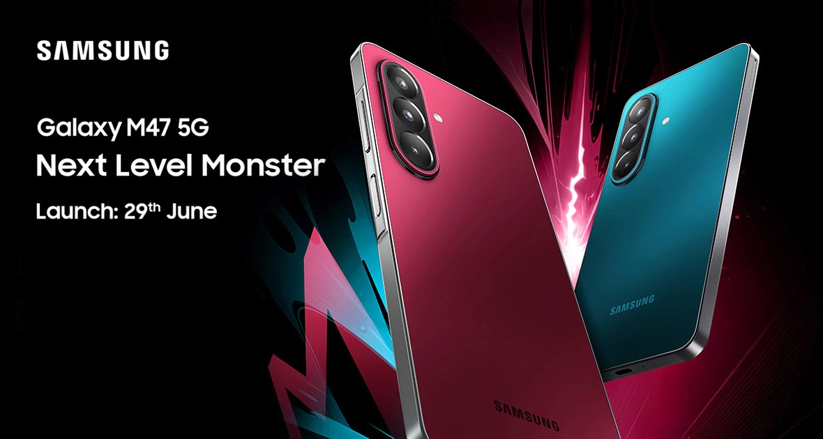 Samsung Galaxy M47 5G con pantalla Super AMOLED de 6,7 pulgadas y refresco de 120 Hz.