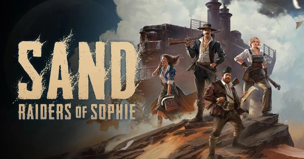 SAND: Raiders of Sophie — el planeta Sophie, un antiguo fondo marino ahora desértico.