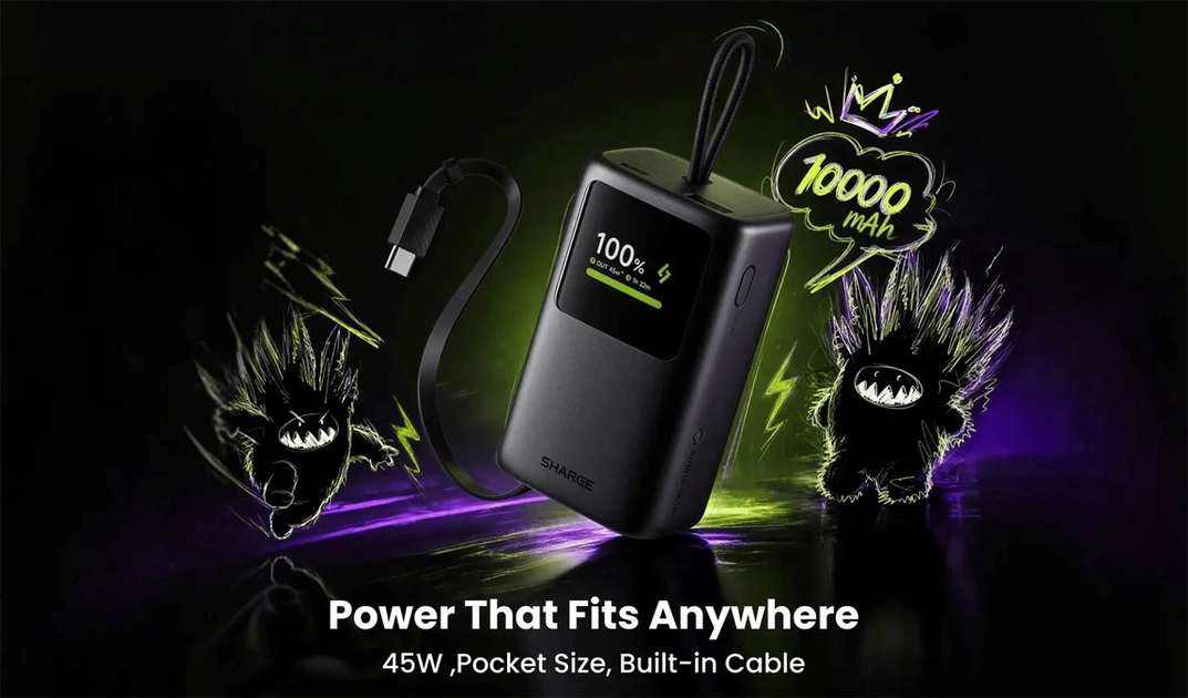 Powerbank HyperTower 45. Ilustración: Sharge