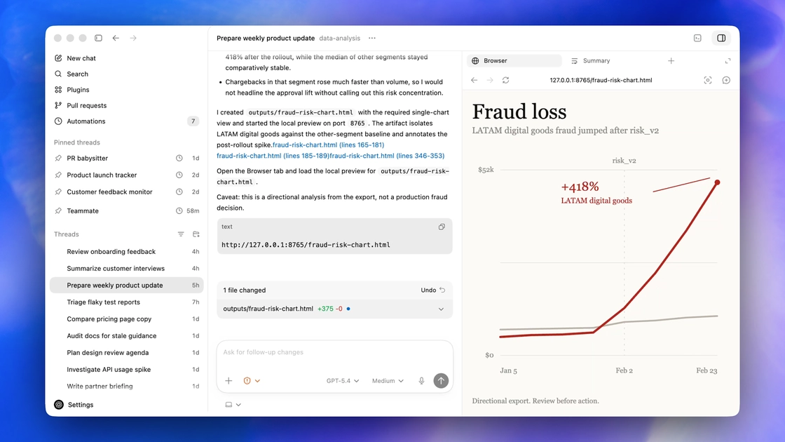 Codex: Nueva interfaz - API de la revolución de la programación