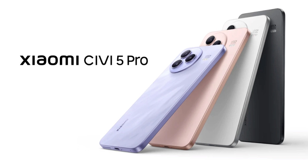 Smartphone Xiaomi Civi 5 Pro. Ilustración: Xiaomi