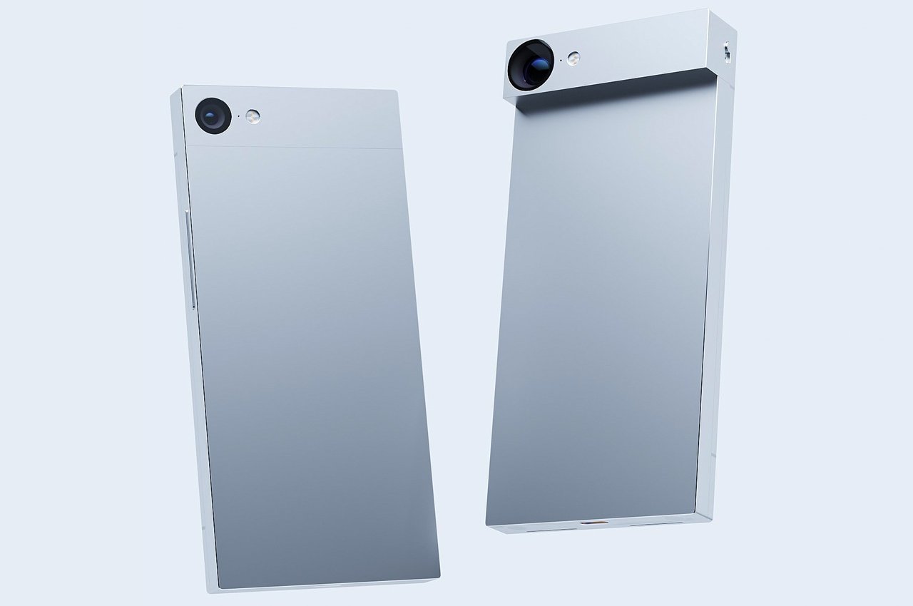 Este teléfono modular tiene una parte trasera desmontable para perder peso cuando sea necesario Este teléfono modular tiene una parte trasera desmontable para perder peso cuando sea necesario