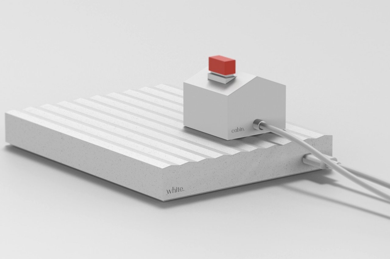 Este conjunto de cabaña nevada es en realidad una solución de almacenamiento USB disfrazada