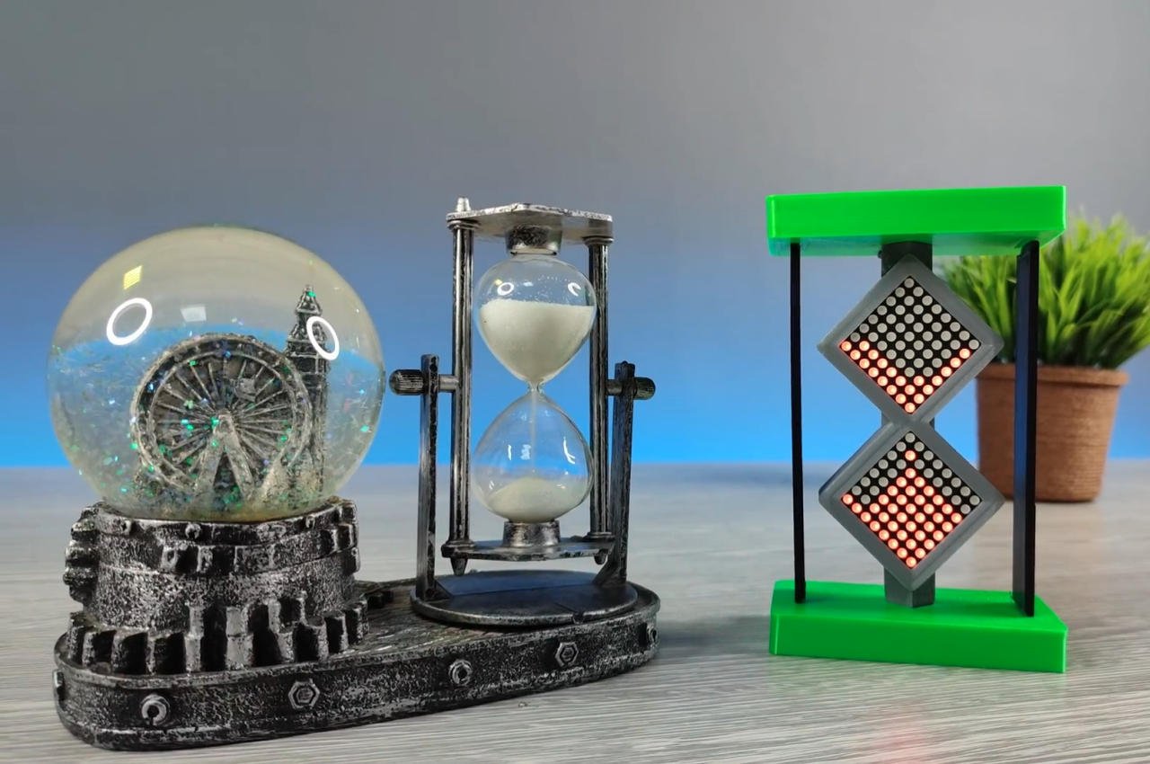 Este reloj de arena digital de bricolaje brinda una sensación retro sin la arena desordenada-4