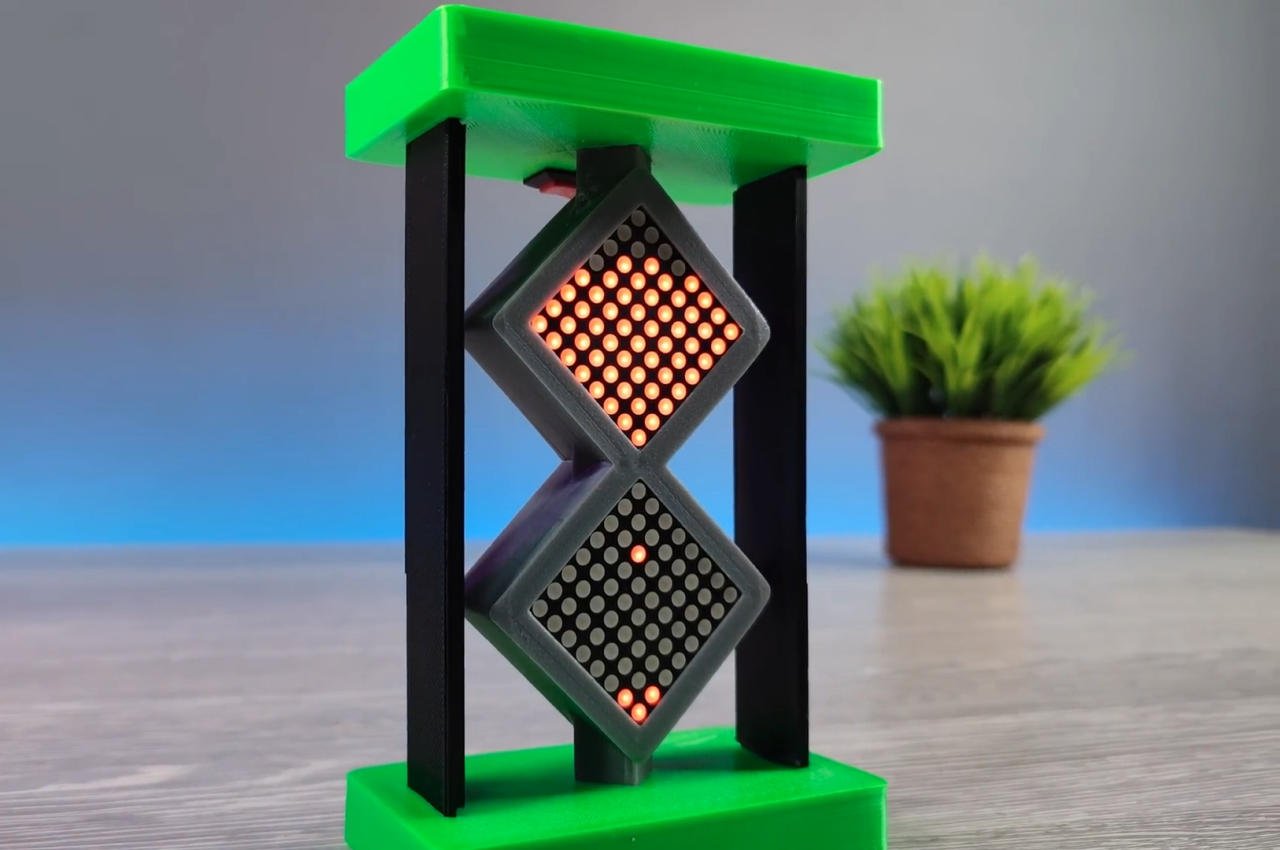 Este reloj de arena digital de bricolaje brinda una sensación retro sin la arena desordenada-8