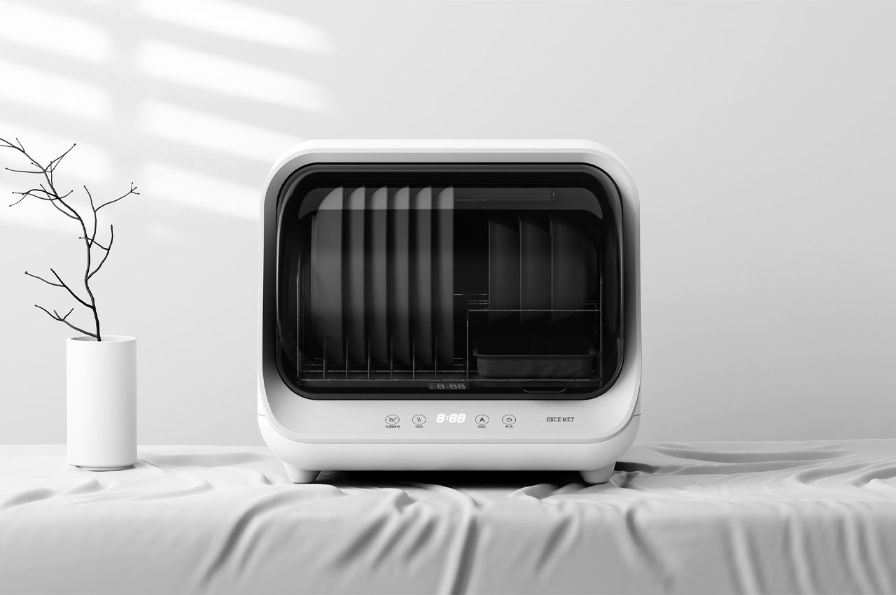 Este dispositivo de saneamiento en el hogar desinfecta sus platos con rayos ultravioleta-11