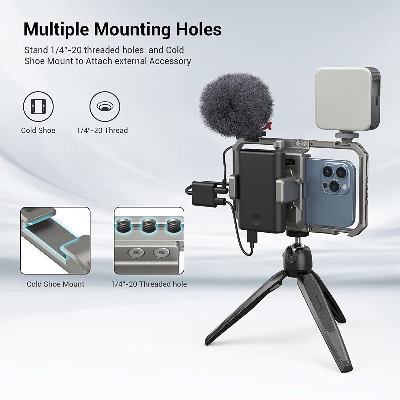 Convierte tu iPhone en una configuración profesional para hacer películas con este equipo modular para teléfono-14