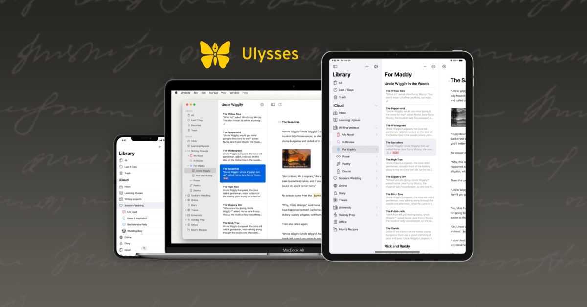 Ulysses 26 trae una integración de WordPress modernizada y más herramientas de blogs Ulysses 26 trae una integración de WordPress modernizada y más herramientas de blogs